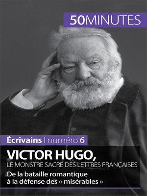 cover image of Victor Hugo, le monstre sacré des lettres françaises